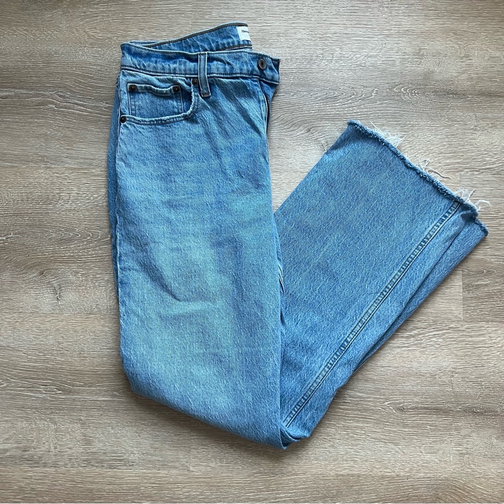 Abercrombie & Fitch Baggy Light Blue Low Rise Jeans